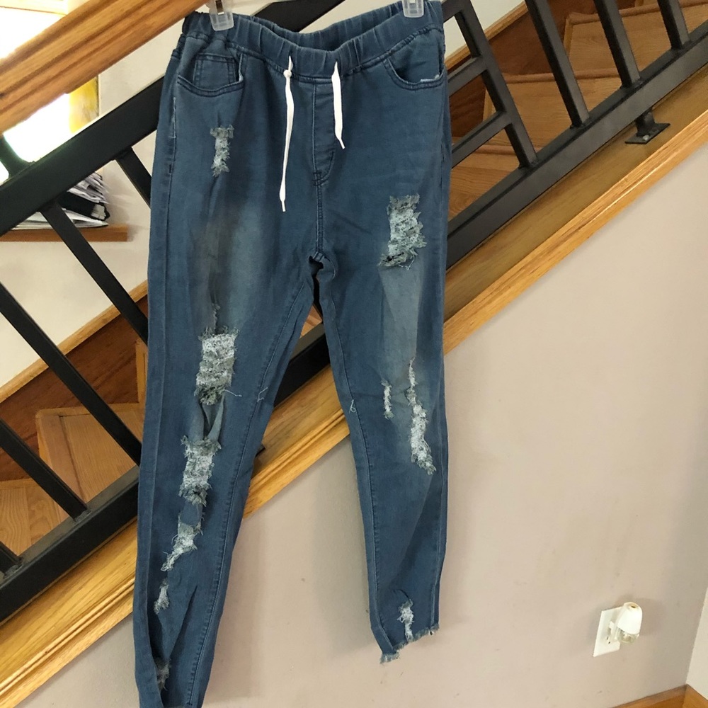 Ladies blue jeans XXL